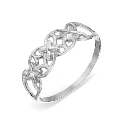 Inel din aur alb fără pietre