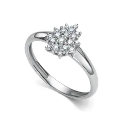 Inel din aur alb cu Diamant
