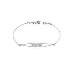 Brățară din aur alb cu pietre Diamant