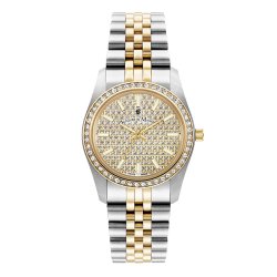 Часы JACQUES DU MANOIR с камнями Swarovski