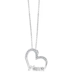 Colier din argint cu Cubic Zirconia Incolor