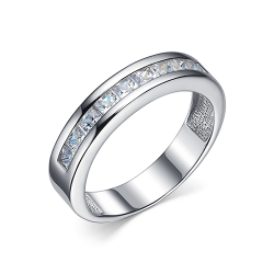 Inel din argint  cu pietre Cubic Zirconia Incolor