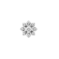 Cercel din aur alb cu pietre Diamant