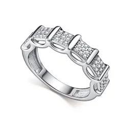 Inel din argint cu Cubic Zirconia Incolor
