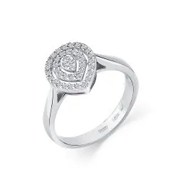 Inel din aur alb cu Diamant