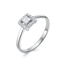 Inel din aur alb cu Diamant
