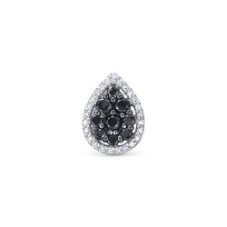 Pandantiv din aur alb cu pietre Diamant, Diamant negru