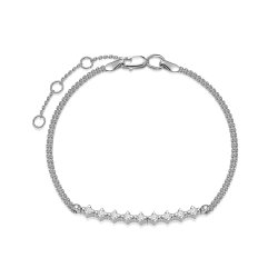 Brățară din aur alb cu pietre Diamant