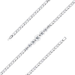 Brățară din aur alb cu pietre Diamant