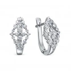 Cercei din aur alb cu Diamant