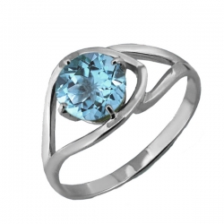 Inel din argint  cu pietre Topaz Swiss