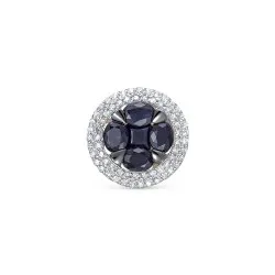 Pandantiv din aur roșu cu Diamant, Safir