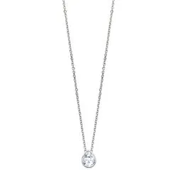 Colier din argint cu Cubic Zirconia Incolor
