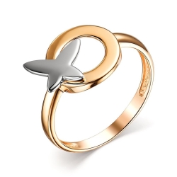 Inel din aur roșu fără pietre