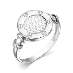 Inel din argint  cu pietre Cubic Zirconia Incolor