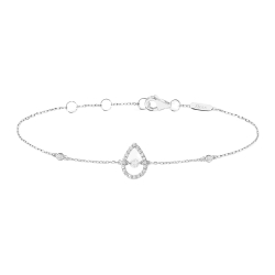 Brățară din aur alb cu pietre Diamant