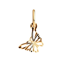 Подвеска из красного золота без камней