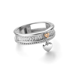 Inel din argint  cu pietre Diamant