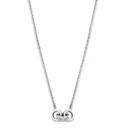 Colier din oțel cu Cubic Zirconia Incolor