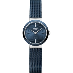 Ceas BERING  cu pietre Diamant, Ceramica albastra
