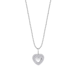 Colier din argint  cu pietre Cubic Zirconia Incolor
