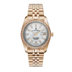 Ceas JACQUES DU MANOIR  cu pietre Swarovski