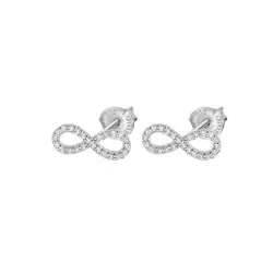 Cercei Pusete din argint cu Cubic Zirconia Incolor