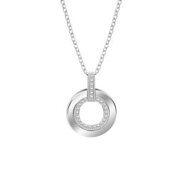 Colier din argint  cu pietre Cubic Zirconia Incolor