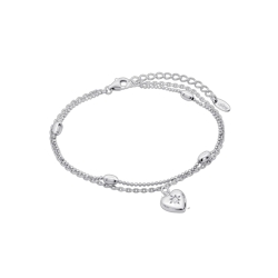 Brățară Love din argint  cu pietre Cubic Zirconia Incolor