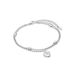 Brățară Love din argint cu Cubic Zirconia Incolor