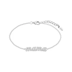 Brățară Mama/Copil din argint cu Cubic Zirconia Incolor
