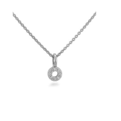 Подвеска из белого золота с камнями Бриллиант