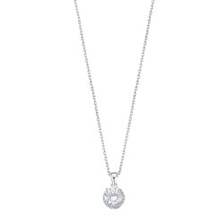 Colier din argint  cu pietre Cubic Zirconia Incolor