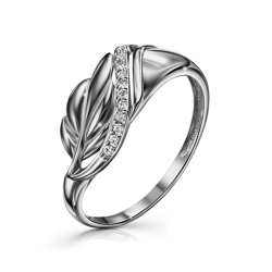 Inel din argint  cu pietre Cubic Zirconia Incolor