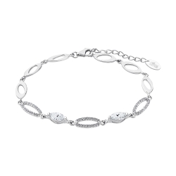 Brățară din argint  cu pietre Cubic Zirconia Incolor