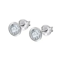 Cercei Pusete din argint cu Cubic Zirconia Incolor