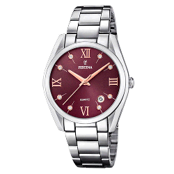 Часы FESTINA с камнями Swarovski
