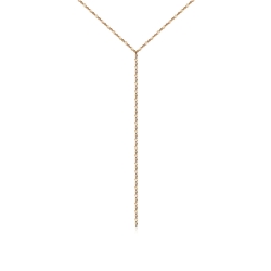 Colier din aur roșu fără pietre