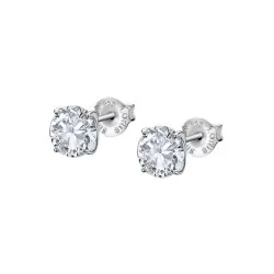 Cercei Pusete din argint cu Cubic Zirconia Incolor
