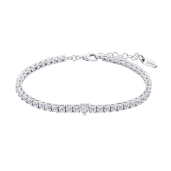 Brățară Tennis din argint  cu pietre Cubic Zirconia Incolor