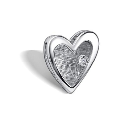 Подвеска из серебра с камнями Бриллиант