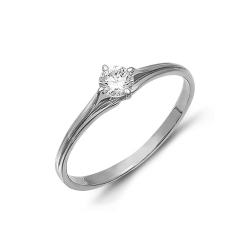 Inel din argint  cu pietre Cubic Zirconia Incolor