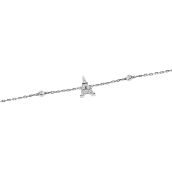 Brățară din aur alb cu pietre Diamant