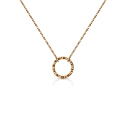 Colier din aur roșu fără pietre