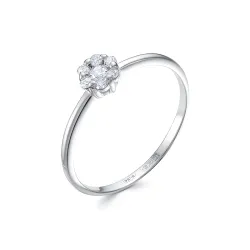 Inel din aur alb cu Diamant