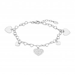 Браслет Love из серебра без камней