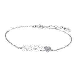Brățară Mama/Copil din argint  cu pietre Cubic Zirconia Incolor