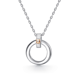 Колье из серебра с камнями Бриллиант