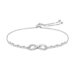 Brățară din argint  cu pietre Cubic Zirconia Incolor