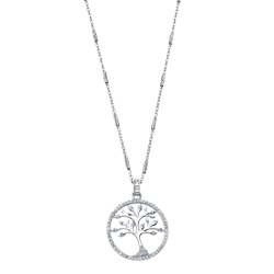Colier din argint  cu pietre Cubic Zirconia Incolor
